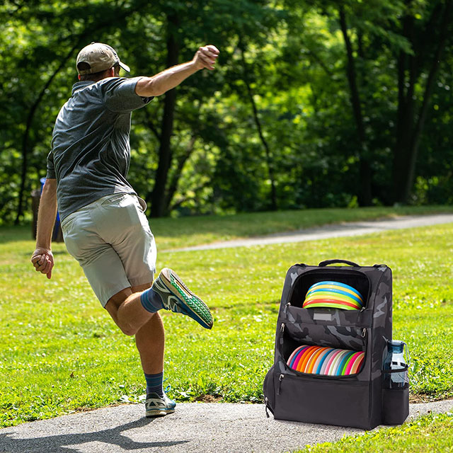 Disc Golf Backpack Camouflage Disc Golf Bag with big Capacity Buy