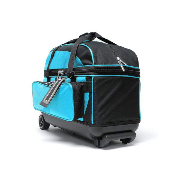 Custom Sport Tote Trolley Roller Bowling One Ball Bowling Bag with